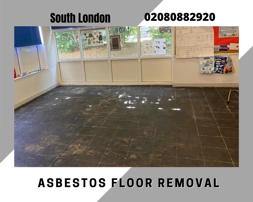 asbestos floor tiles removal south London- asbestos Floor removal South London 