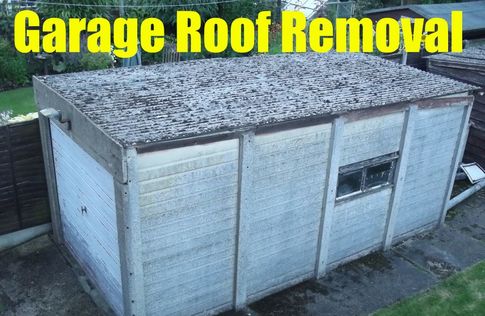asbestos garage roof removal south london 020808802920Picture