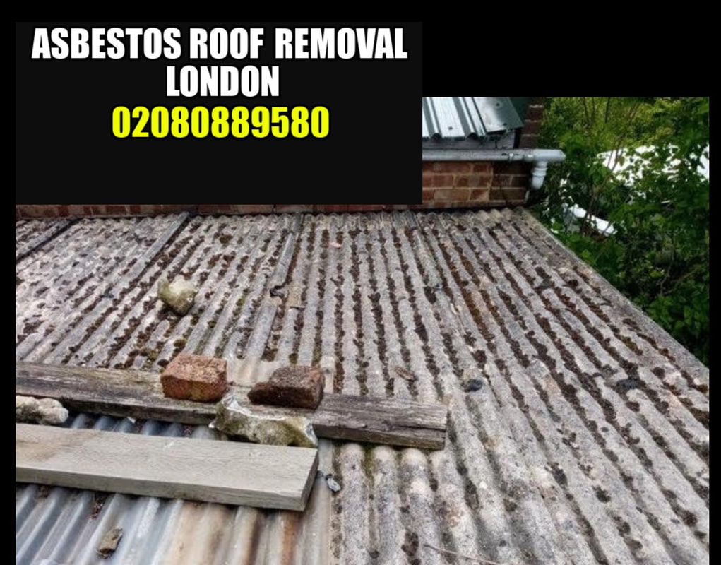 Asbestos corrugated roof removal London - asbestos roof sheets removal