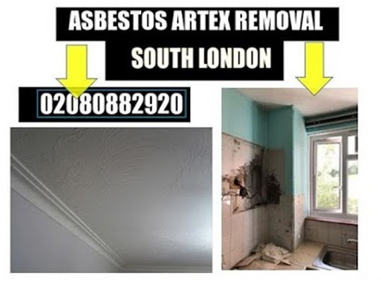 asbestos removal south london-asbestos artex ceiling removal london 02080882920