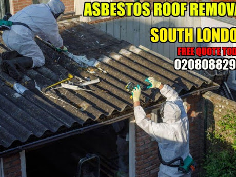 asbestos garage roof removal south london 02080882920
