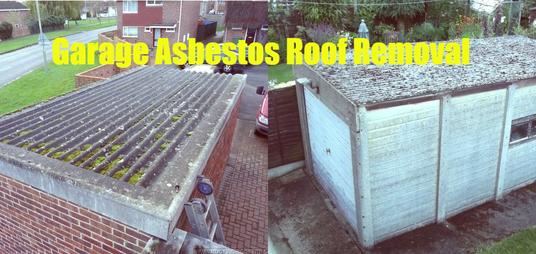 asbestos garage roof removal Twickenham south london 020808802920P