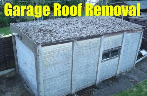 asbestos garage roof removal north london 020808802920 all asbestos removal done in south London roofs